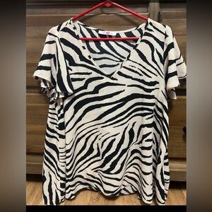 Buddy love zebra top